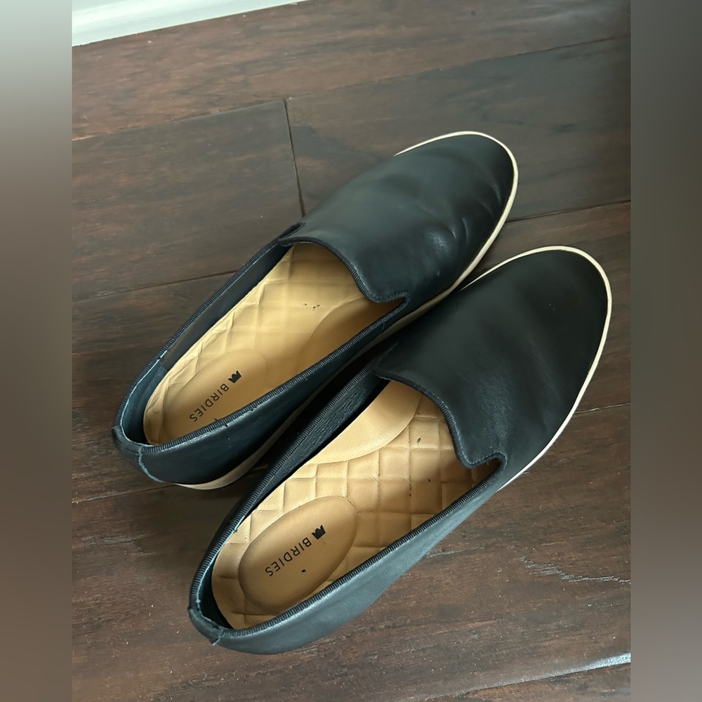 Birdies Black Leather Loafers Size 9.5 Worn Once!